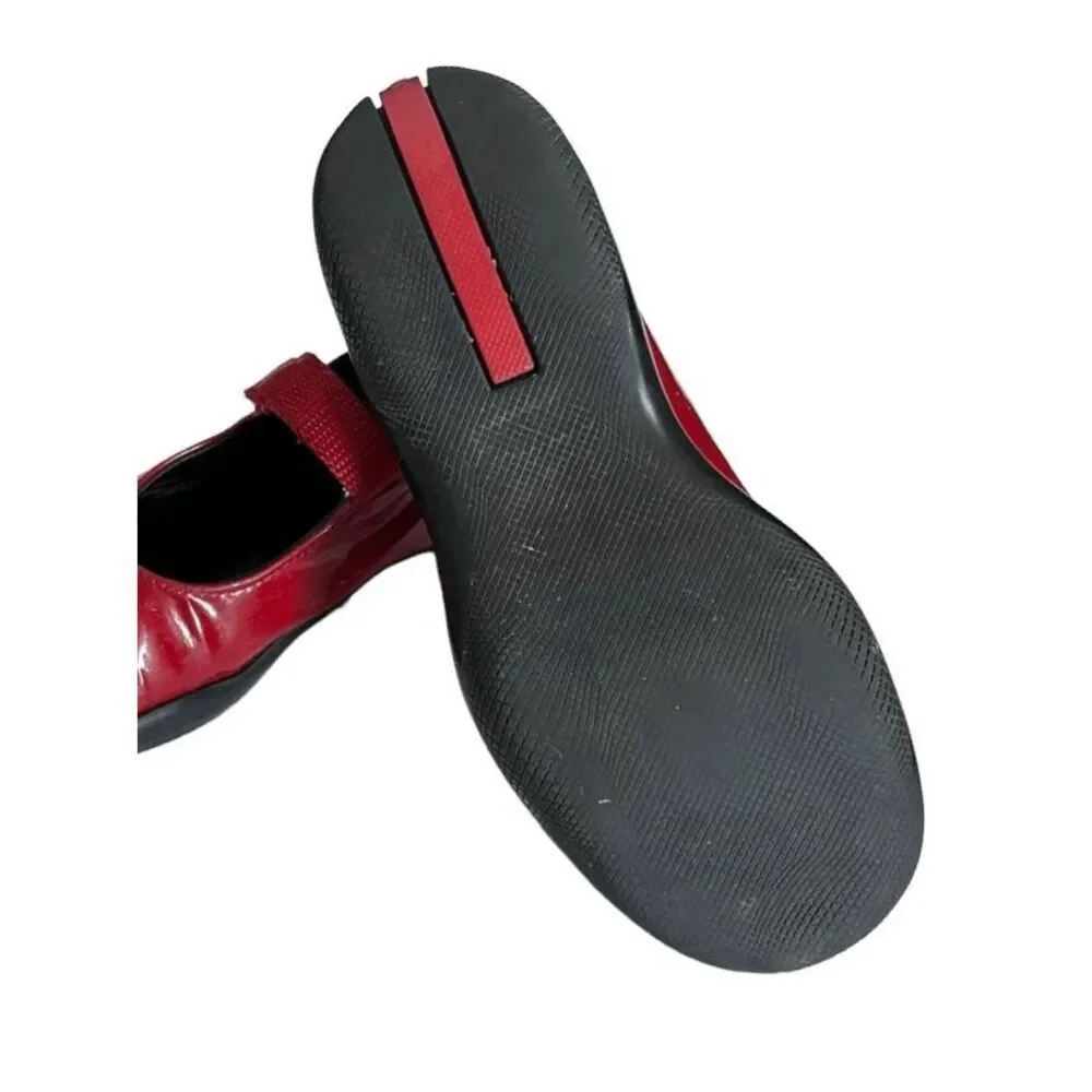 PRADA Girls 13 (31) Patent Leather Mary Jane Shoes AS IS